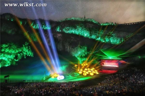  大型山水實景演出&mdash;&mdash;印象武隆演出現場