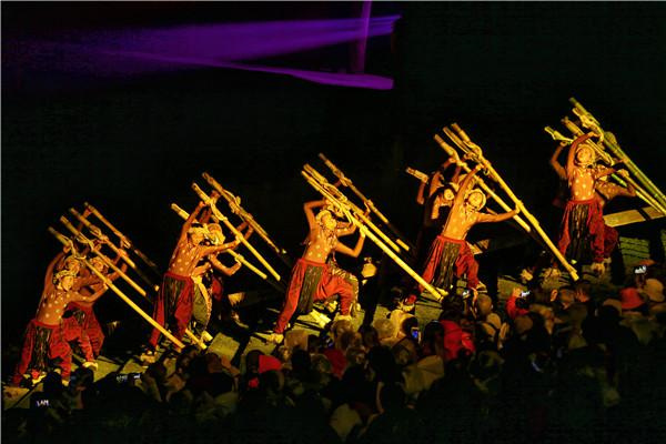 《印象武隆》實(shí)景演出